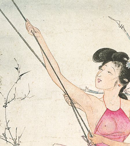 龙岩-胡也佛的仕女画和最知名的金瓶梅秘戏图